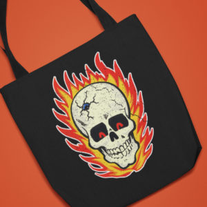 Monteverde Flaming Skull